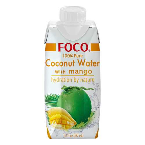 Вода кокосовая Foco натуральная с манго 0.33 л в Верный