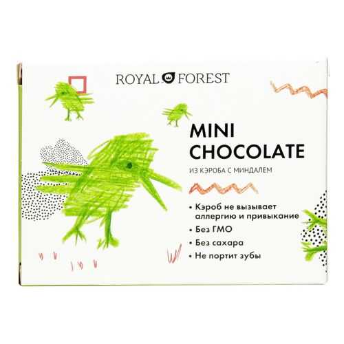 Шоколад Royal Forest из кэроба с миндалем 30г в Верный