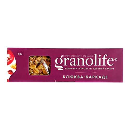 Батончик-гранола Granolife клюква-каркаде в Верный