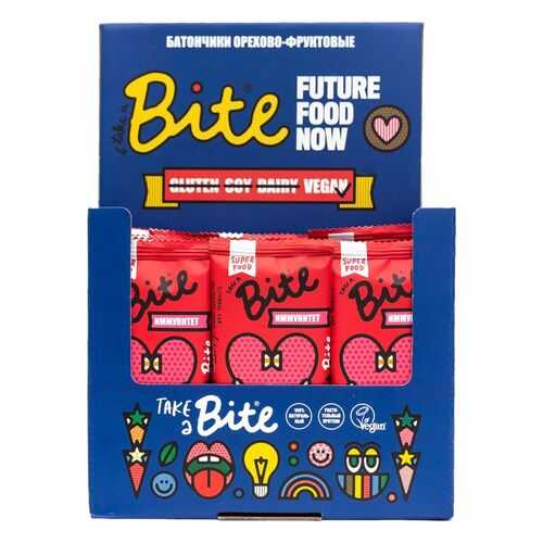Батончик орехово-фруктовый Take a Bite клюква-тыквенные семечки 45 г в Верный