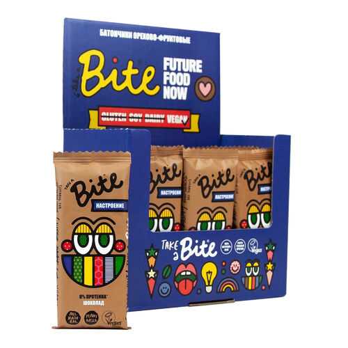 Батончик Take a Bite орехово-фруктовый шоколад 45 г в Верный