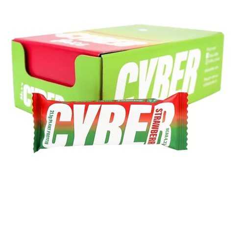 Батончик высокобелковый Cyber Bite со вкусом клубники 20 штук по 60 гр в Верный