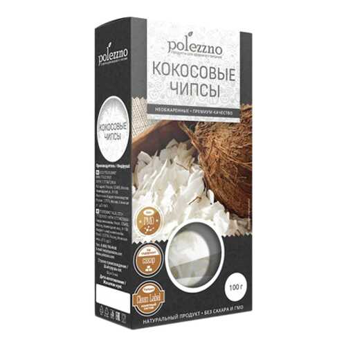 Кокосовые чипсы Polezzno 100 г в Верный
