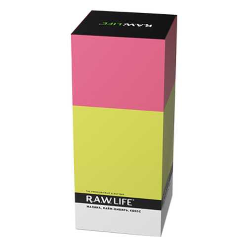 Набор Raw Life Mix, малина-лайм, лайм-имбирь, кокос Raw Life 141 г в Верный