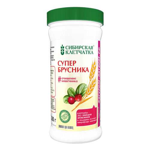 Клетчатка Сибирская супербрусника 280 г в Верный
