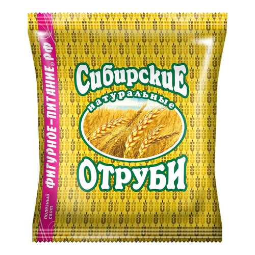 Отруби Сибирская Клетчатка пшеничные натуральные 200 г в Верный