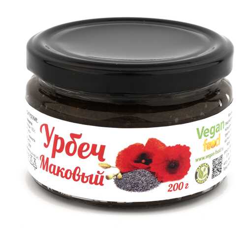 Урбеч Vegan-food из семян мака 200 г в Верный