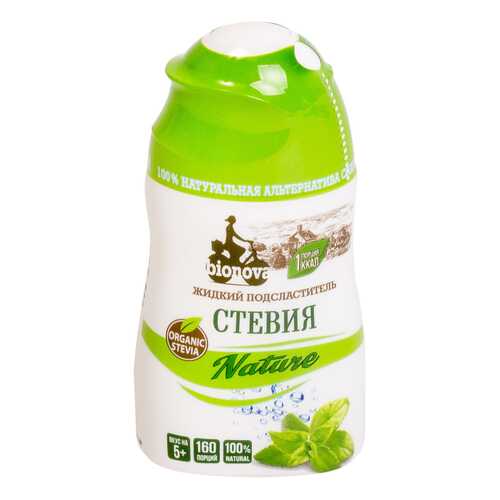 Подсластитель Bionova столовый cтевия nature жидкий 80 г в Верный