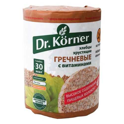 Хлебцы хрустящие Dr.Kоrner гречневые с витаминами 100 г в Верный