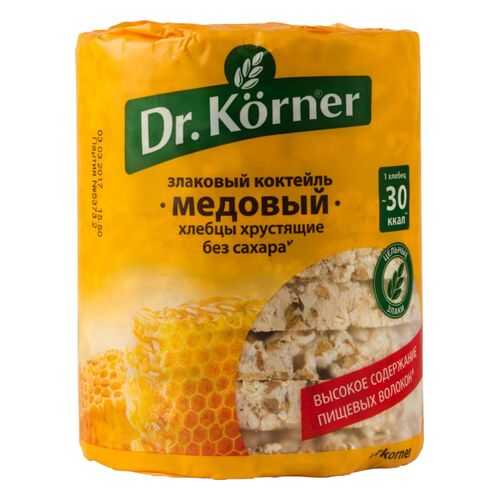 Хлебцы хрустящие Dr.Kоrner злаковый коктейль медовый 100 г в Верный