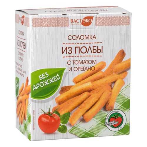 Соломка из полбы Вастэко с томатом и орегано 150 г в Верный