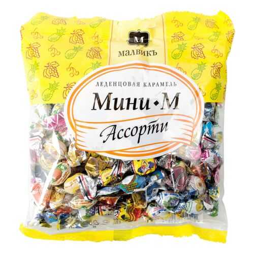 Карамель мини-м Малвикъ ассорти 180 г в Верный