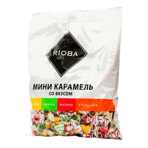 Карамель Rioba леденцовая мини ассорти 500 г в Верный