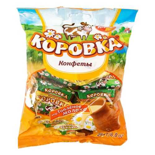 Конфеты Коровка вкус топленое молоко 250 г в Верный