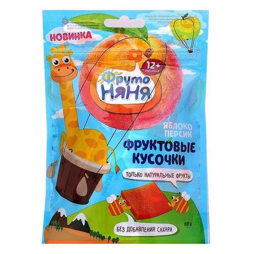 Фруктовые кусочки ФрутоНяня из яблок и персиков в Верный