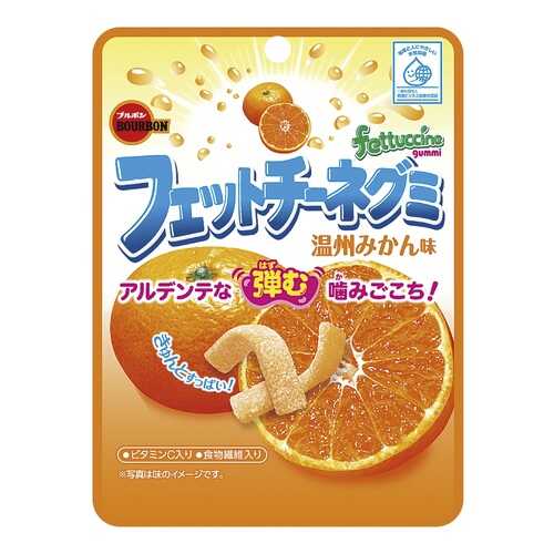 Мармелад жевательный Fettuccine Gummi, со вкусом апельсина, 50 гр,Япония в Верный