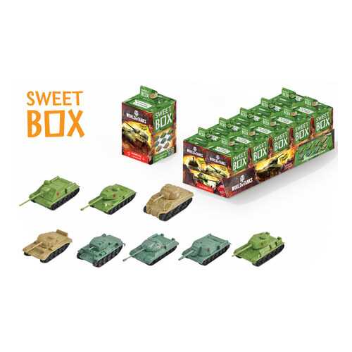 СВИТБОКС WORLD OF TANKS 2 Мармелад с игрушкой в коробочке , 12 шт в уп в Верный
