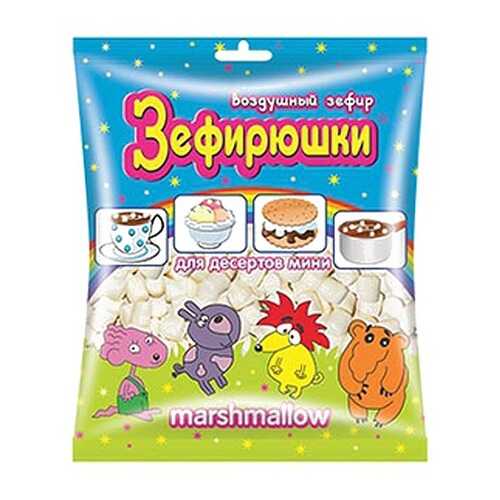 Зефир Зефирюшки мини воздушный для десертов 125 г в Верный