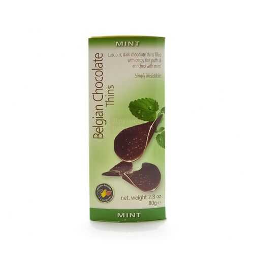 Шоколад BELGIAN CHOCOLATE Thins Mint 80г в Верный