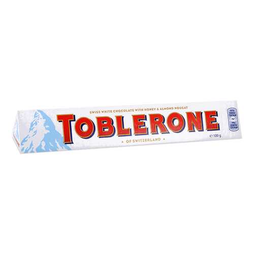 Шоколад белый Toblerone с медом и миндальной нугой 100 г в Верный