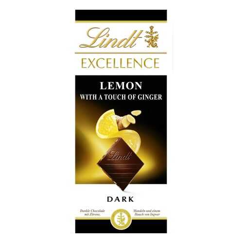 Шоколад Lindt экселленс лимон и имбирь темный 100 г в Верный