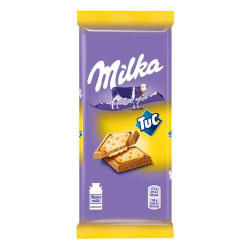 Шоколад MILKA Mini Tuc печенье/шоколад 87г*5 шт в Верный