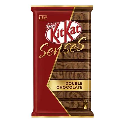 Шоколад молочный и темный Kit-Kat senses double chocolate с хрустящей вафлей 112 г в Верный
