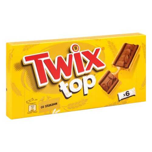 Шоколадный батончик Twix top в молочном шоколаде 21 г 6 штук в Верный