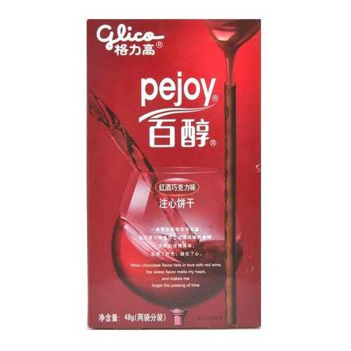 Палочки Glico Pocky красное вино и шоколад 48 г в Верный