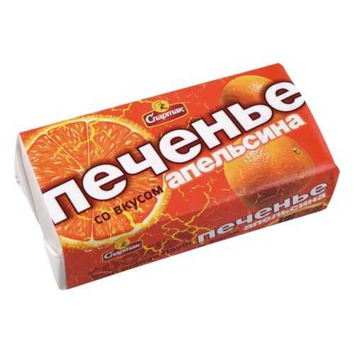 Печенье Спартак со вкусом апельсина 90 г в Верный