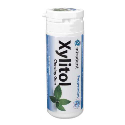 Жевательная резинка Miradent xylitol chewing gum перечная мята в Верный