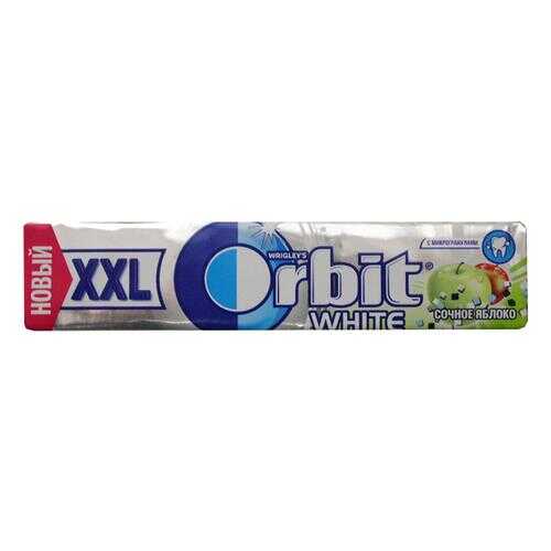 Жевательная резинка Orbit белоснежный сочное яблоко XXL 20 штук 20.4 г в Верный