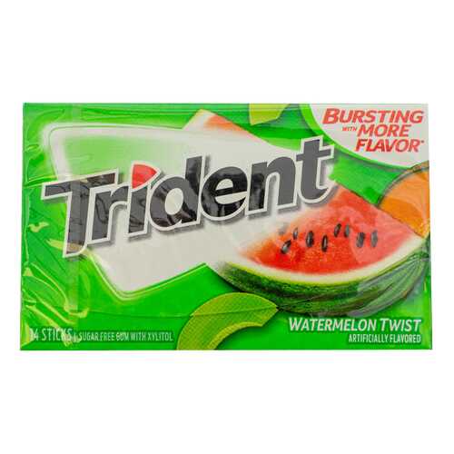 Жевательная резинка Trident Watermelon 26.6 г, США в Верный