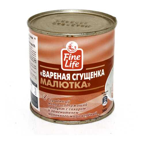 Продукт Fine Life вареная сгущенка малютка 360 г в Верный