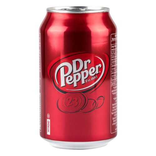 Напиток безалкогольный Dr.Pepper сильногазированный жестяная банка 0.33 л в Верный