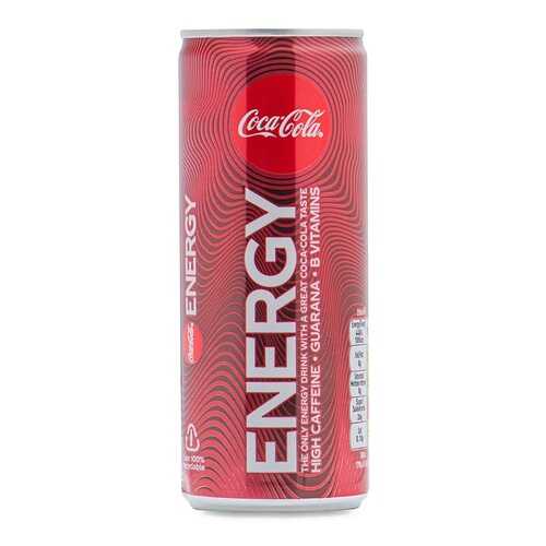 Напиток безалкогольный газированный Coca-Cola Energy 0.25л банка Великобритания в Верный