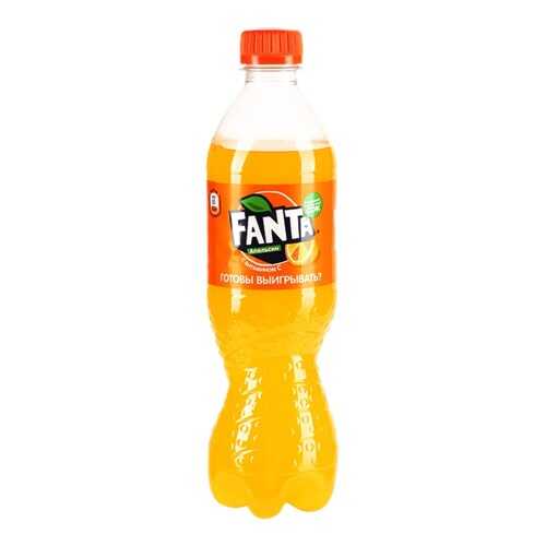 Напиток газированный Fanta апельсин пластик 0.5 л в Верный