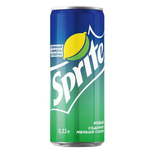 Напиток газированный Sprite жестяная банка 0.33 л в Верный