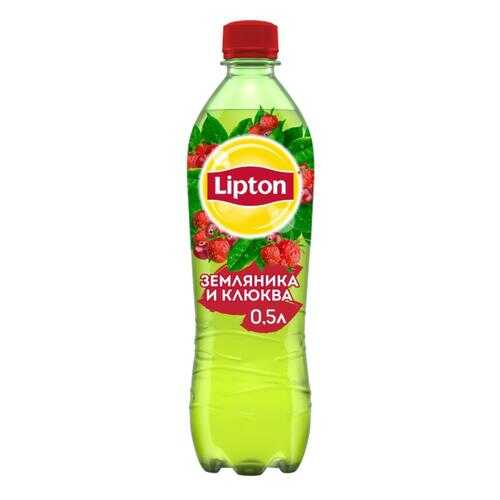 Чай зеленый Lipton клюква-земляника 0.5 л в Верный