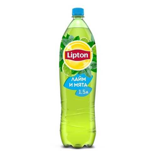 Чай зеленый Lipton лайм и мята 1.5 л в Верный