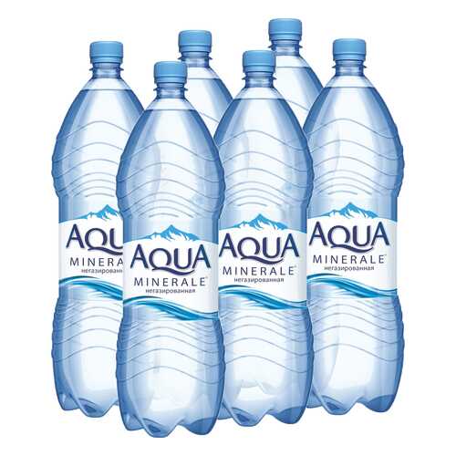 Вода Aqua Minerale негазированная питьевая 2 л упаковка 6 шт в Верный