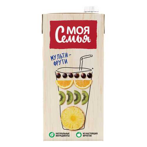 Напиток сокосодержащий Моя Семья мульти-фрути 1.93 л в Верный
