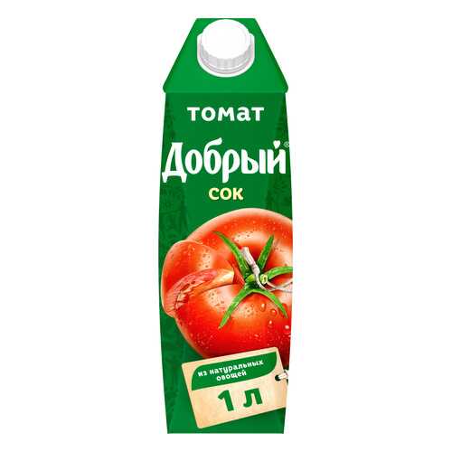 Сок томат Добрый с солью с мякотью 1 л в Верный